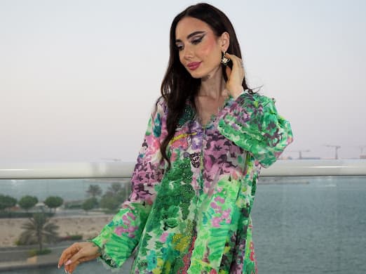 "Nature's Radiance Dress"